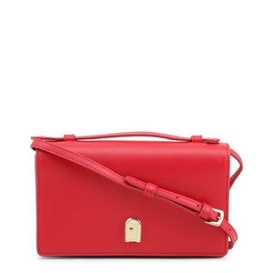 FURLA incanto red leather crossbody bag